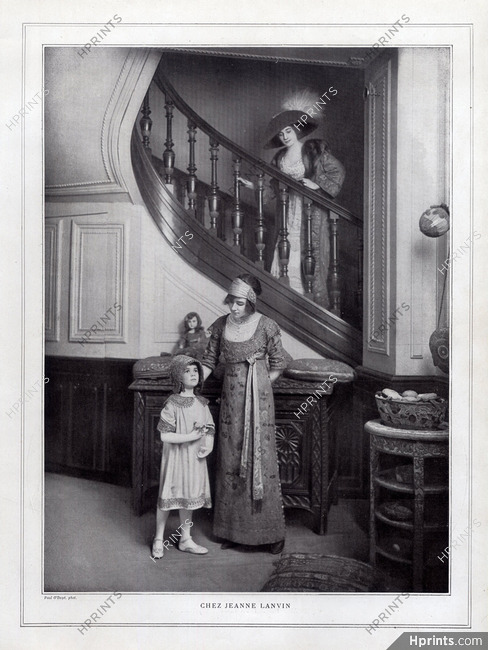 Jeanne Lanvin 1911 Children, Kids, Photo Paul O'Doyé, Decorative Arts