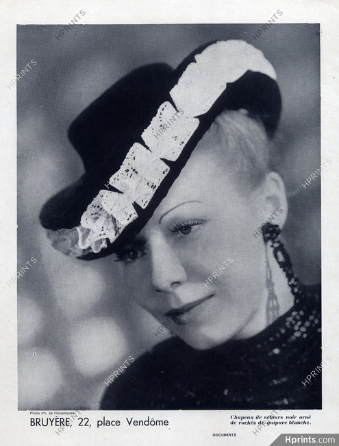 Bruyère (Hat) 1942 Photo Ph. de Flaugergues