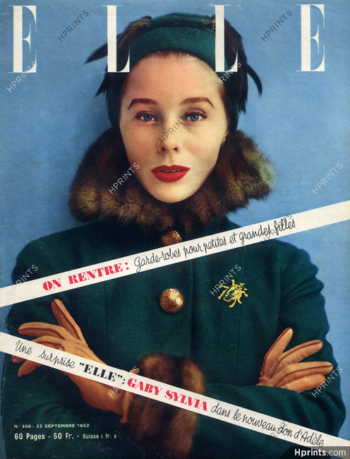 Schiaparelli 1952 Bettina as Model, Photographer Chevalier