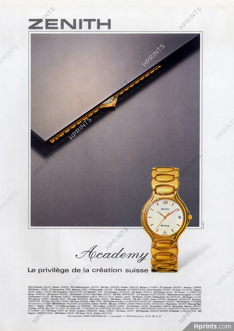 Zenith (Watches) 1986 Academy
