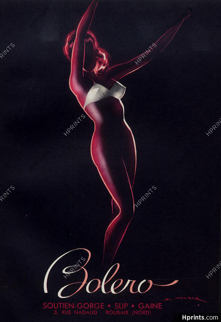 Bolero (Bra) 1948 (circa) Nude, Maurus