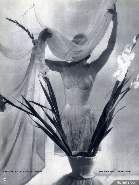 Marie-Rose Lebigot 1955 Combiné, Photo Nick de Morgoli