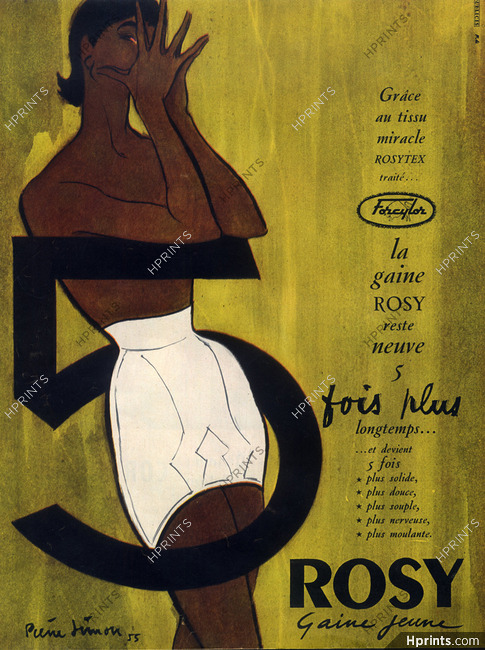 Rosy (Lingerie) 1955 Girdle, Pierre Simon