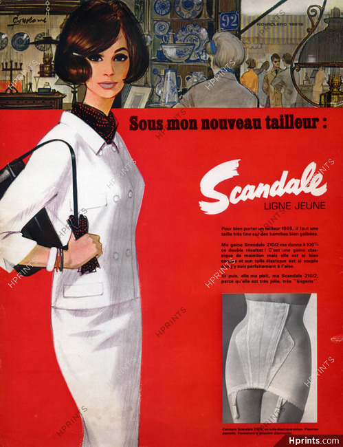 Scandale (Lingerie) 1965 Girdle