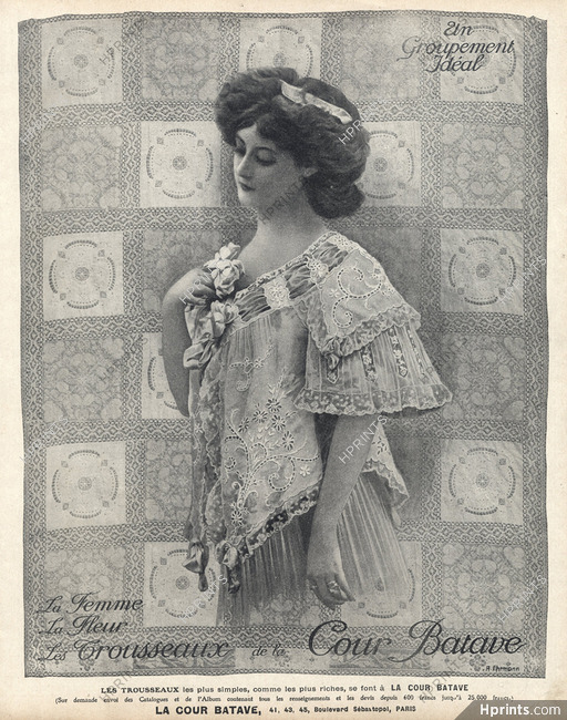 La Cour Batave (Department store) 1909 Blouse