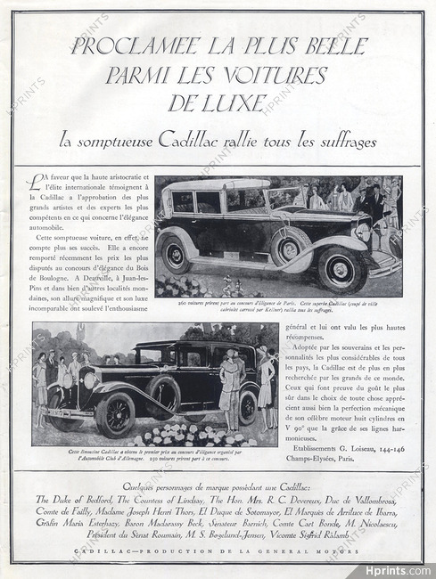 Cadillac (Cars) 1928 Kellner Coachbuilder