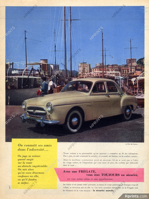 Renault (Cars) 1956 Frégate, Le Port de Cannes