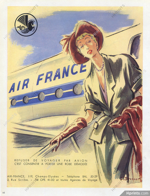 Air France 1950 C. Brenner