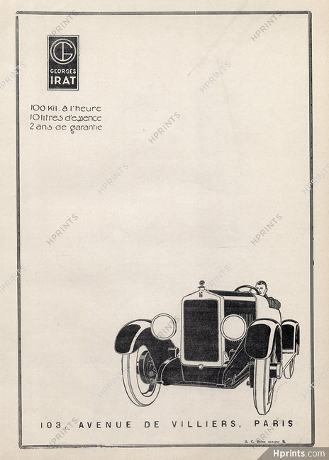 Georges Irat (Cars) 1924