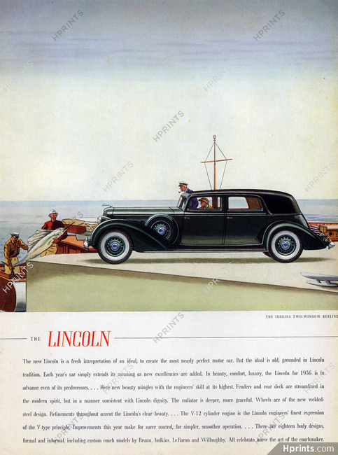 Lincoln (Cars) 1936 The Judkins two-window Berline