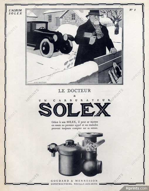 Solex (Carburetors) 1927 Jean Routier, Doctor