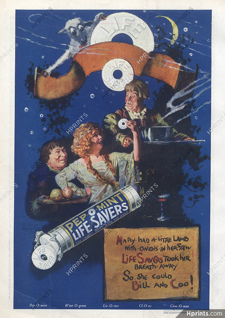 Life Savers (Candy) 1922 Pep-o-Mint