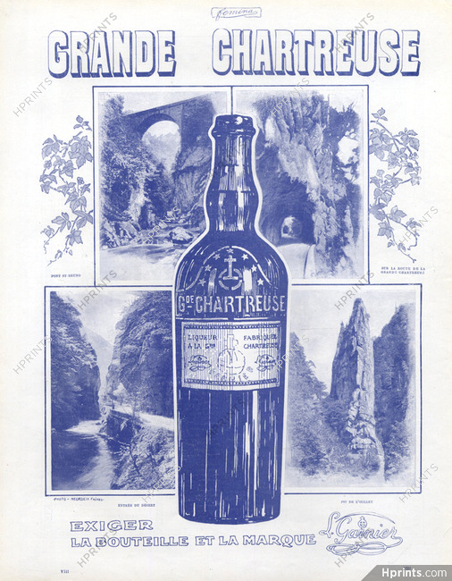 Grande Chartreuse (Drinks)1907 Photo Neurdein Frères
