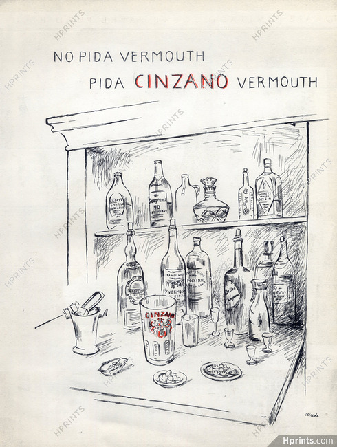 Cinzano (Drinks) 1947 Marie Elisabeth Wrede