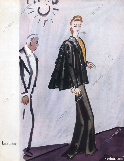 Lucien Lelong 1945 Evening Gown, Eduardo Garcia Benito