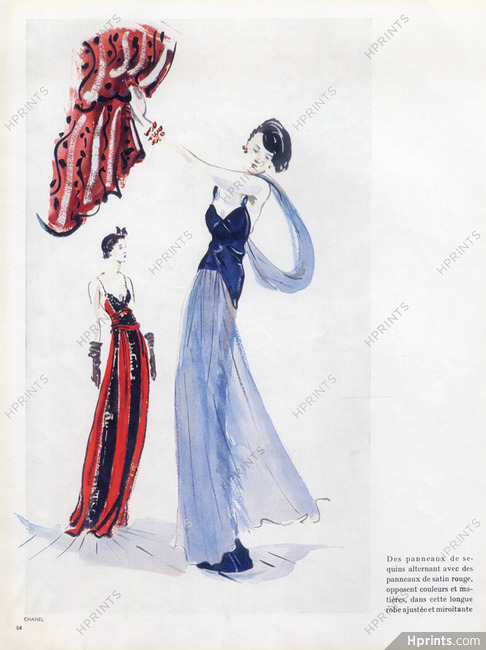 Chanel (Couture) 1937 Christian Bérard