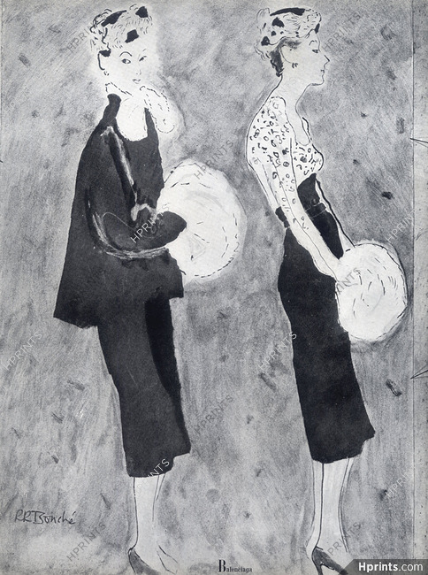 Balenciaga (Couture) 1945 René Bouché