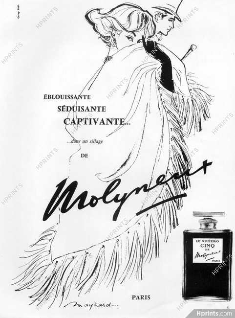 Molyneux (Perfumes) 1959 Le Numero Cinq, Guy Maynard