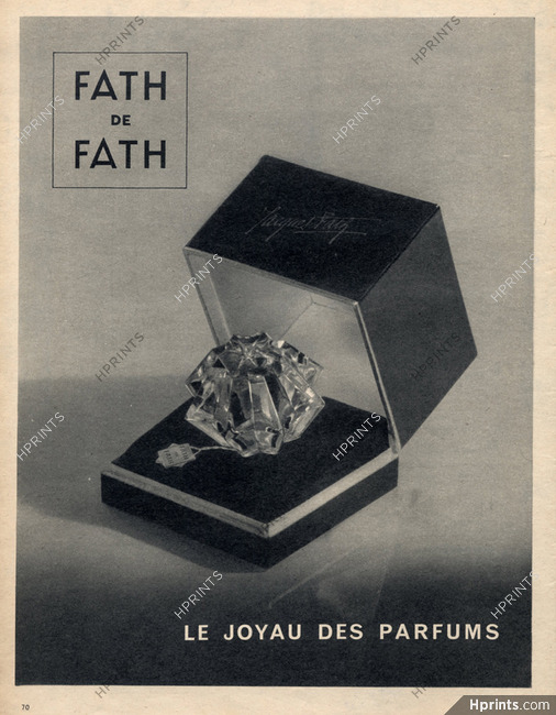 Jacques Fath (Perfumes) 1954 Fath de Fath