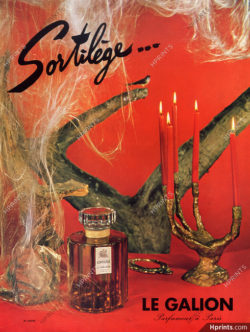 Le Galion (Perfumes) 1964 Sortilège, Photo Fischter