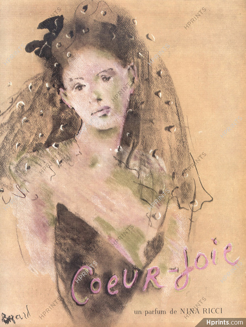 Nina Ricci (Perfumes) 1945 Coeur-joie, Christian Bérard