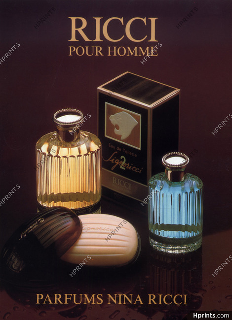 Nina Ricci (Perfumes) 1983 Parfum pour Homme, Signoricci, Soap