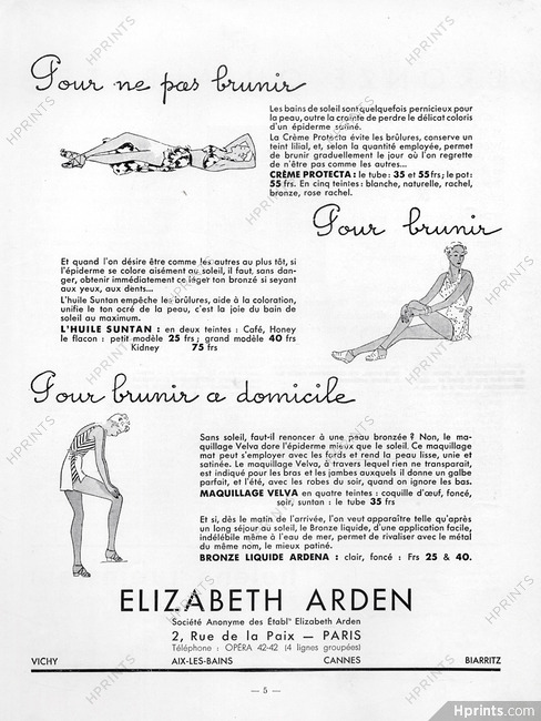 Elizabeth Arden (Cosmetics) 1935