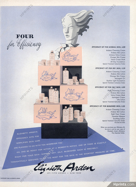 Elizabeth Arden (Cosmetics) 1943 Bobri