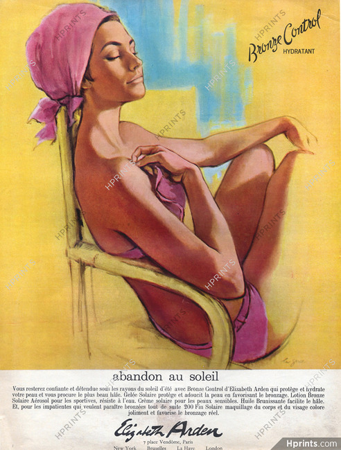 Elizabeth Arden (Cosmetics) 1965 Bathing Beauty, Swimmer