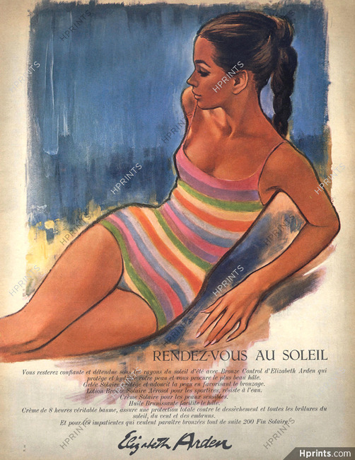 Elizabeth Arden (Cosmetics) 1966 Bathing Beauty, Swimmer