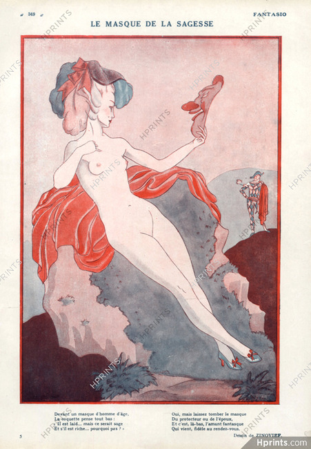 Zinoview (Zinovieff) 1930 Nude, Nudity