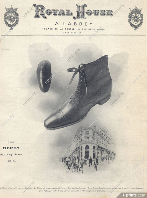 Royal House (Department Store) 1903 Men's Shoes, Shop, Store