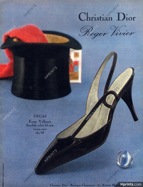 Christian Dior (Shoes) 1962 Roger Vivier