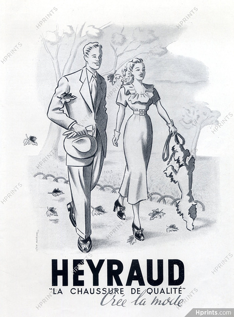 Heyraud (Shoes) 1948 Jean Marchal, Poodle Dog