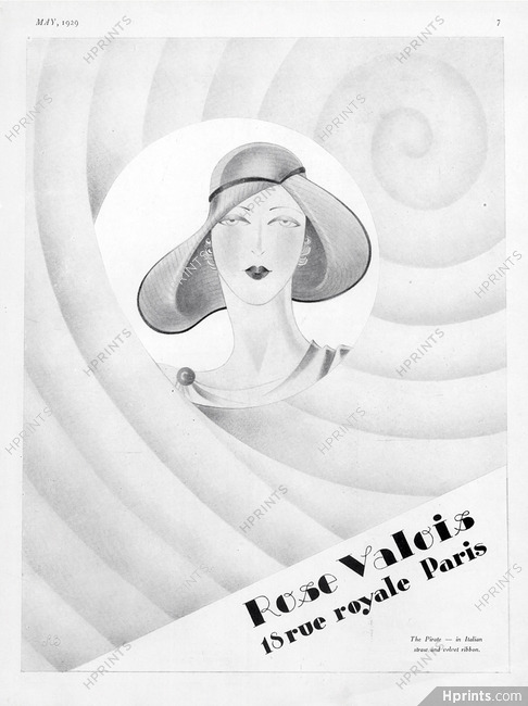 Rose Valois (Millinery) 1929 The Pirate, Velvet Ribbon