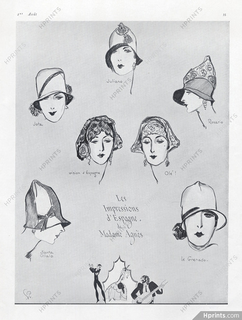 Madame Agnès 1928 Printings of Spain, Porter Woodruff