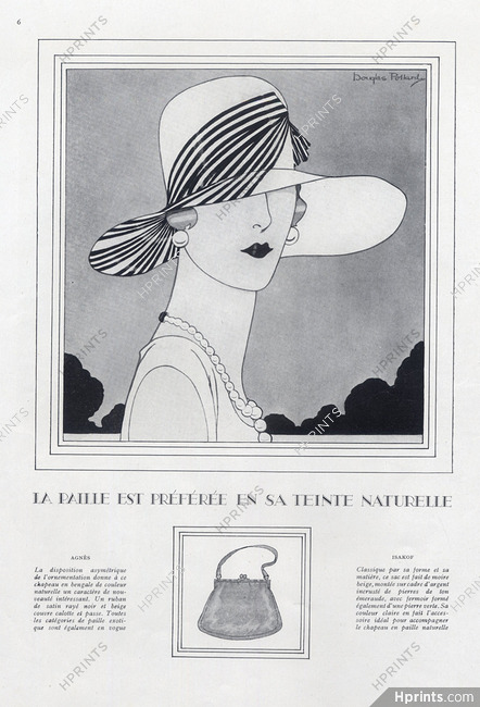 Madame Agnès (Millinery) 1928 Douglas Pollard, Isakof Handbag