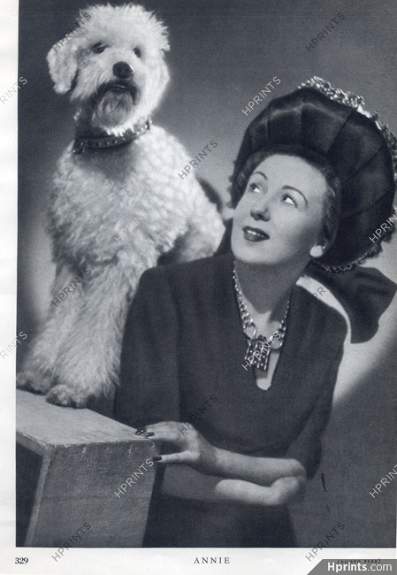 Annie (Millinery) 1946 Dog, Photo Piaz