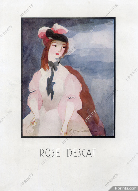 Rose Descat (Millinery) 1948 Marie Laurencin