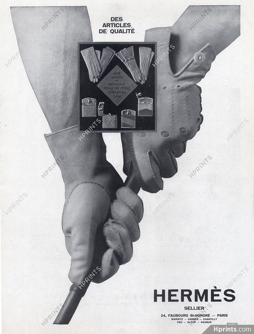 Hermès (Gloves) 1928 Des Articles de Qualité (L)