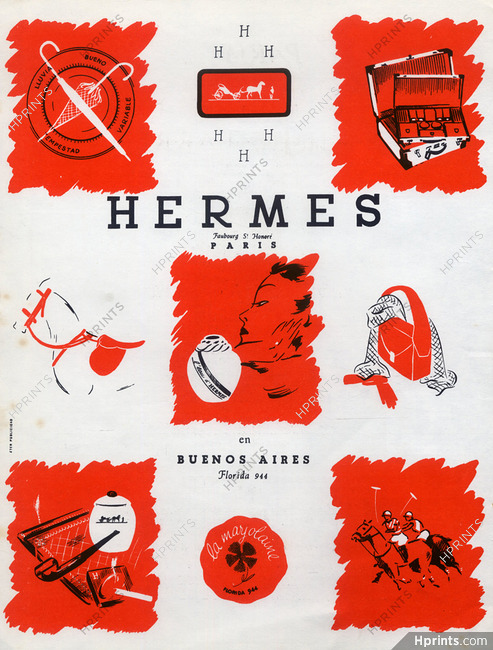 Hermès 1947 Buenos Aires, L'Eau d'Hermes Perfume, Handbag, Polo...
