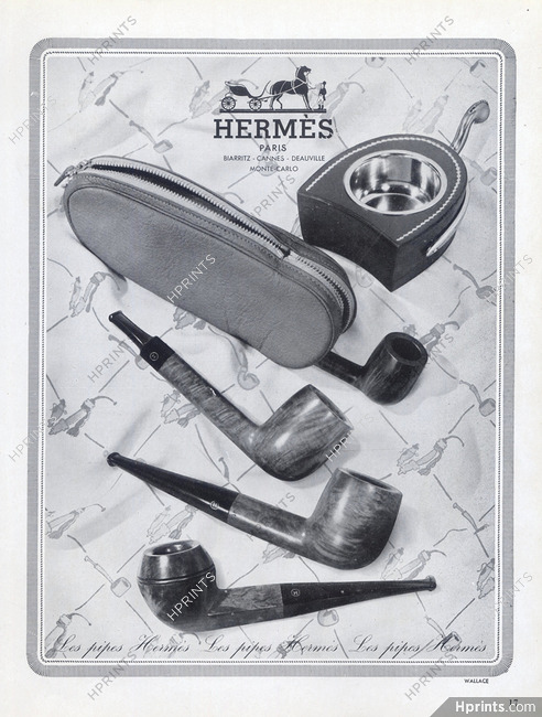 Hermès (Cigarettes,Tobacco Smoking) 1948 Ashtray, Pipes