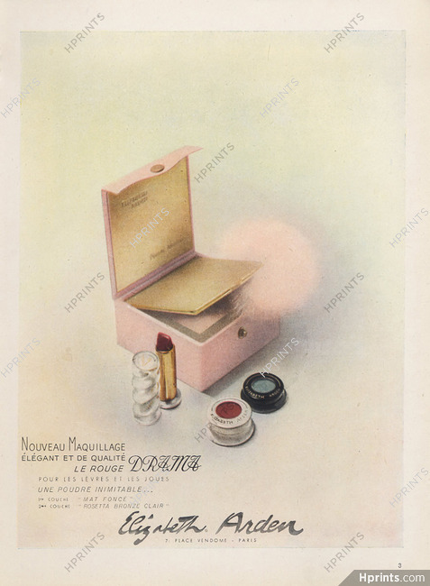 Elizabeth Arden (Cosmetics) 1946 Lipstick Drama