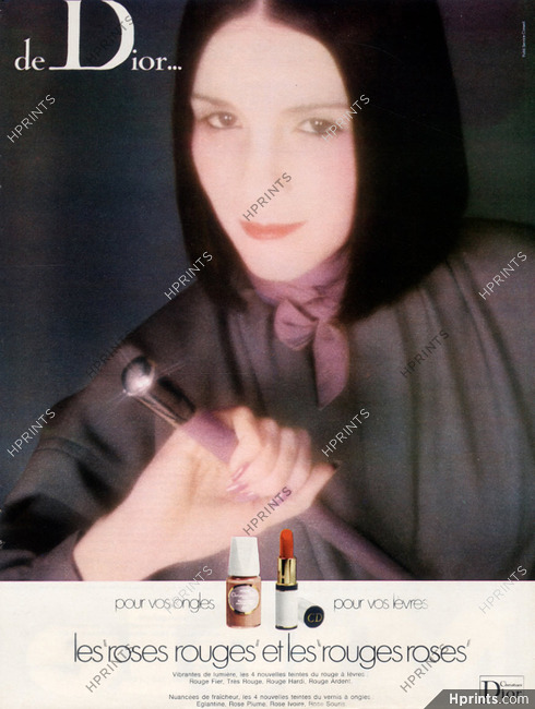 Christian Dior (Cosmetics) 1975 Lipstick, Nail Polish