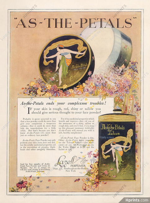 Lazell (Cosmetics) 1919 Art Deco Style