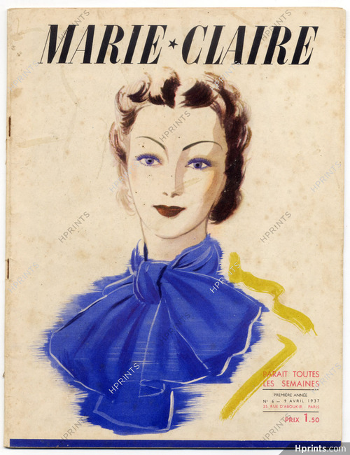 Marie Claire 1937 N°6 Zoltan Kemeny, 48 pages