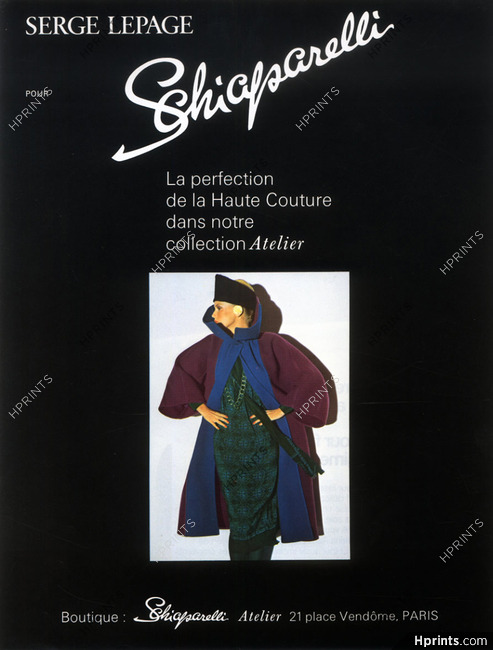 Schiaparelli (Couture) 1977 Serge Lepage