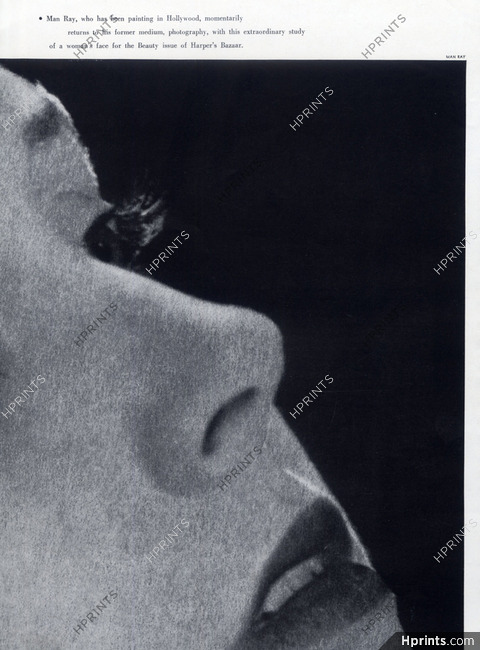 Man Ray 1942 Woman's Face