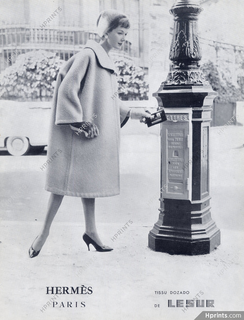 Hermès (Couture) 1958 Fashion Photography, Lesur