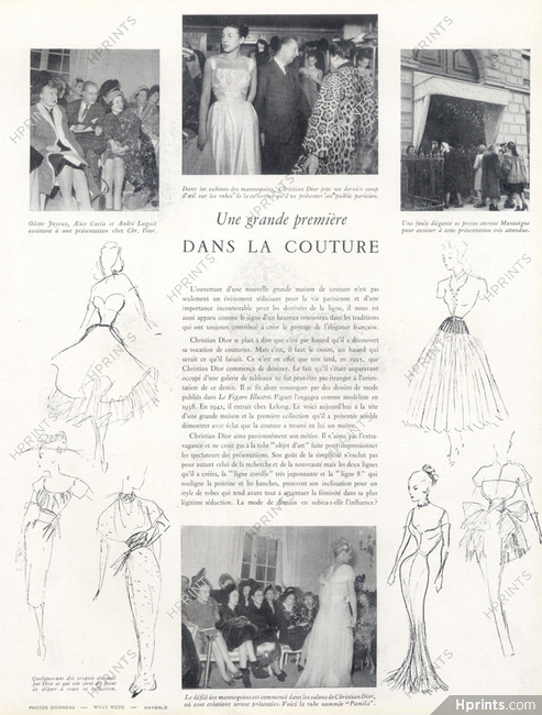 Une Grande Première dans la Couture, 1947 - Christian Dior's